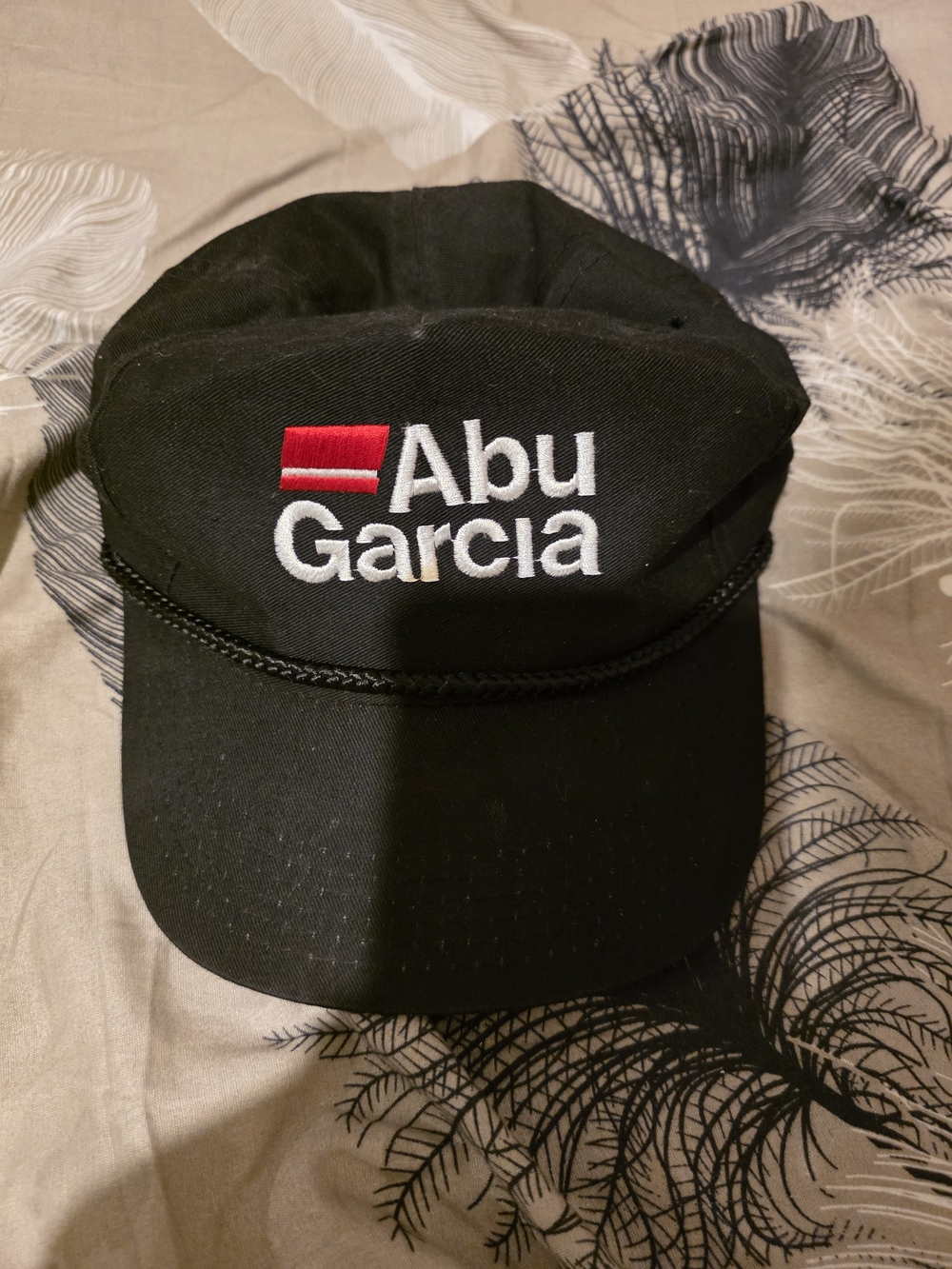 Abu Garcia Black Embroidered Logo Cap